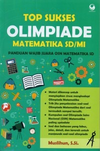 Top sukses olimpiade matematika SD/MI: panduan wajib juara OSN matematika SD