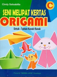 Seni melipat kertas origami untuk taman kanak-kanak