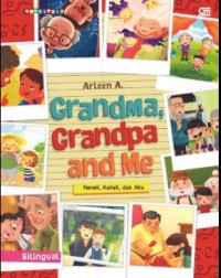 Image of Grandma, grandpa and me= nenek, kakek, dan aku
