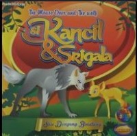 Image of Si kancil dan serigala= the mouse deer and the wolf