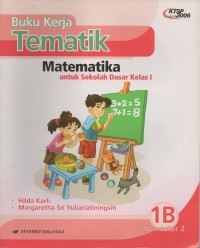 Image of Buku kerja tematik: matematika untuk sekolah dasar kelas 1 semester 2 1b