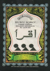 Buku iqro: cara cepat belajar membaca al-qur'an
