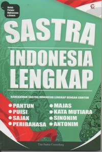 Sastra indonesia lengkap