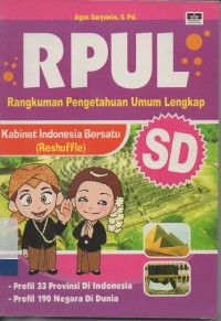 RPUL (rangkuman pengetahuan umum lengkap) kabinet indonesia bersatu (reshuffle) SD